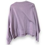 Nike women's size 1X pullover purple pullover fleece lined loose fit sweatshirt Photo 2