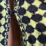 Yarns & Stitches Lime Green and Black Basket Weave Rattan Pattern Blazer Size 8 Photo 10