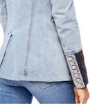Free People  Denim Seamed & Structured Jacket Size XS Photo 9