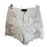 3x1  white distressed denim shorts moonstone size 27 Photo 0
