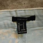 Forever 21  Size Small NEW NWT Light Sky Blue Cream Skirt Unique Marble Cotton Photo 2