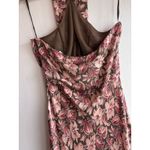 Veronica Beard  Alberta Halterneck Silk Blend Deep Ochre Multicolored Dress Sz 10 Photo 7