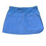 Free Fly Bamboo Lined Breeze 15"‎ Skort Blue Small Phone Pocket Waist Zipper Photo 2