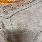 Gray Lace Trim Tank Size XS Photo 2