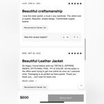 Coach  leather biker jacket in cream/ off-white NWOT Photo 12