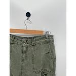 Sundance Cargo Short Women 8 Olive Green Tencel 7" Inseam Boho Loose Lightweight Photo 3