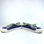 Rag and Bone  'Lace Up' Cobalt Blue Canvas Cap‎ Toe Sneakers Size 6.5 Photo 4