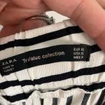 ZARA Striped Cherry Blossom Culottes Wide Leg Pants XS Photo 6