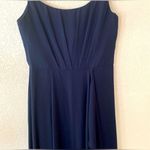 AMSALE Campbell Long Gown in Navy Navy Bridesmaid Dress Formal Photo 7