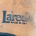 Laredo Vintage 90s  Black Leather Cowboy Boots Women’s Size 5.5 USA Made Western Photo 9