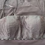 S.L. Fashions Purple Tiered Prom Cocktail Dress with Spaghetti Straps. Size 6P Photo 10