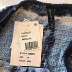 Raviya Swim Cover Up Tube Dress Midi Hi Low Smocked Strapless Tie Dye Blue M Size M Photo 4