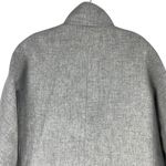 J.Crew  Cocoon Coat in Italian Stadium Cloth Wool Blend Gray Size 2 Photo 9