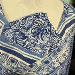 Lilly Pulitzer Jameson Blue Crush Open Waters Linen Sweater M/L Photo 4