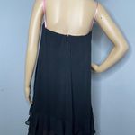 Isaac Mizrahi New York Black Spaghetti Strap or Strapless Shift Dress Size 10 Photo 7