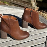 BP Lance Block Heel Bootie In Cognac Oiled Leather by size 8 fall winter casual Photo 0