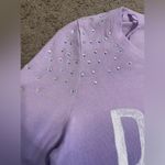 PINK - Victoria's Secret PINK Victoria’s Secret Long Sleeve Crew Neck Shirt Ombre with Rhinestones Photo 6