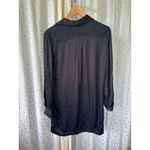 Denim & Supply Ralph Lauren Satin Lace Up Caprice Roll Up Sleeves Shirt Dress XS Photo 5