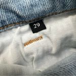 7 For All Mankind  Josefina Skinny Boyfriend Distressed Jeans Light Wash Size 29 Photo 9