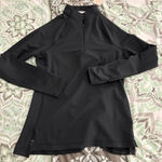 Peter Millar  Women’s Black Quarter Zip Athletic Golf Top Photo 0