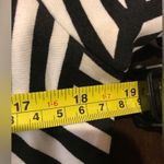 Metaphor Black & White Ziig Zag Striped Short Sleeves Dress Sz. L Great… Photo 5