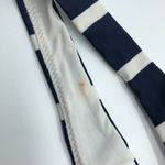 Aerie  Bikini Top Scoop Removable Cups Navy Blue White Striped XS Photo 3