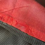 Harvé Benard Vintage Harve Benard Navy Blue Wool Pinstripe Midi Skirt Kilt Lined 10 25" Waist Photo 6