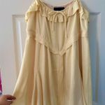 ZARA BNWT ZW COLLECTION SHORT RUFFLE DRESS - BABY YELLOW Photo 4