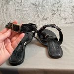 Very Volatile  Sz 9 Black Leather‎ Ankle Strap Sandal Women’s Photo 4
