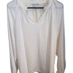 Elizabeth and James  Cream Secretary Blouse Peasant sleeve professional Fall Photo 0