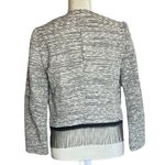 Maje Tweed Women's Moto Blazer Size 38 Photo 2