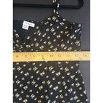 American Eagle  Cropped Cami Black Yellow Floral Women Size Small S Photo 4