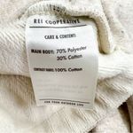 REl Small Cooperative Nook Quilted Sweatshirt Heathered Macadamia Brushed Fleece Photo 6