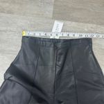 NEW Ripley Rader Black Vegan Leather Straight Leg Pant: Cropped Size 3 (Medium) Photo 7