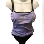 MiracleSuit One Piece Draped Ruched Swimsuit Sz 10 Lavender Padded Bust Slimming Photo 2