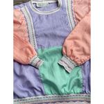 Vintage Saint Germain Women’s Sz Small Jacket Track Light 70s 80s Color Purple Photo 1