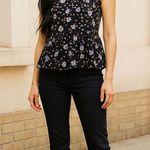 Loft Womens Blouse Sz Small Petite Ruffle Cottagecore Boho Bohemian Garden Party Photo 4