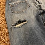 EXPRESS Skinny Mid Rise Distressed Jeans Photo 4