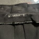 ZARA  Black Slimming Mini Skirt with Pearl Beads Detail Sz S Photo 5