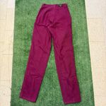 Rocky Mountain vintage maroon  Jeans with buffalo nickel crossover fly, size 25 Photo 3