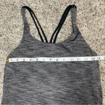 Lululemon  Moment To Movement 2-In-1 Sports Bra Tank Heather Grey Black 4 W1BG0S Photo 6