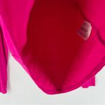 INC Pink Strappy Cutout Scoop Neck Long Sleeve Stretch Knit‎ Top Photo 6