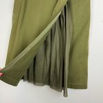 ZARA NWT  SRPLS Military Wrap Layered Midi Skirt Sz XS Green Photo 7