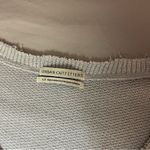 Urban Outfitters  Small Light Gray Oversized Thermal Sweater Long Sleeve Top Photo 7