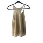 Arizona Jeans Women's Size Medium Cream Open Knit Coastal Top Photo 6