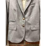 J.Crew Women’s Preppy School Boy Wool Blazer 2 Business Casual Corpcore Grey Gray Photo 3