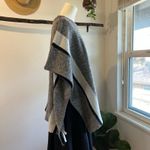 A New Day LOFT Gray Wool Blend Colorblock Soft Oversized Poncho Sweater NEW Size XS/S Photo 1