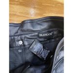 BLANK NYC Womens Vegan Leather Pants Sz 26/2 Black Belted Paperbag Waist NWT Photo 6