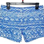 Southern Tide textured printed marine theme cotton mini shorts 4” inseam size 2 Photo 0