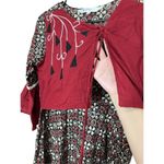 Celestia Designs Maroon Cambric Cotton Floral Printed Kurta Dress Size L Red Size L Photo 3